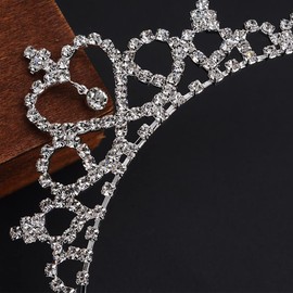 Leixi Birthday Girl Sash & Rhinestone Tiara Set, Great Birthday Gifts,Rose Gold Birthday Sash/Tiara for Women's Birthday Party Decoration (Rose Red)