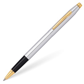 Cross Classic Century Medalist Rollerball Pen with 23CT Gold-Plated Appointments incl. Premium Gift Box – Refillable Rolling Ball Pen