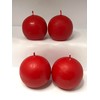 Biedermann & Sons Round-Shaped 2-3/8Inch Diameter Ball Candles, Set of