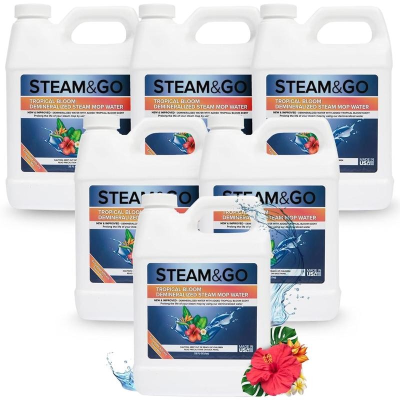 STEAM AND GO Tropical Bloom Scented Demineralized Water for Steam