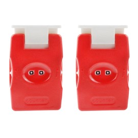 Xhziy Knitting Counter Mini Crochet Counter Knitted Manual Finger Counter Knitting Marking Tool (Red) 2pcs