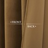 StangH Gold Brown Velvet Curtains 108 inches Long for Living
