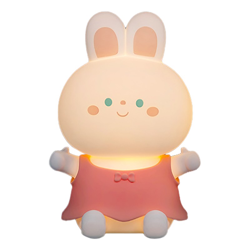 Soft Light Night Light Silicone 7 Color Changes Little Bunny