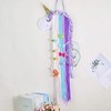 Unicorn Hair Clips Holder With Rainbow Yarn Tassels Hair Bows
