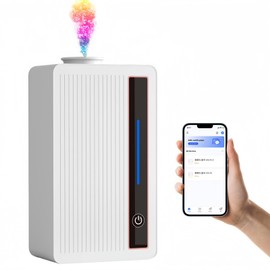Waterless Aroma Diffuser Smart Machine for Home, Spa, Office, Hotel– Cold Technology, Waterless Room Diffuser Bluetooth&App Auto-Off