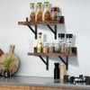 Heavy Duty Shelf Brackets - 8 Pcs Metal Wall Mount