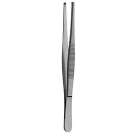 V. Mueller SU2343 Tissue Forceps, 2 X 3 Teeth, 6" Length