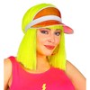 W WIDMANN MILANO Party Fashion - 80s Sun Cap, Headwear,