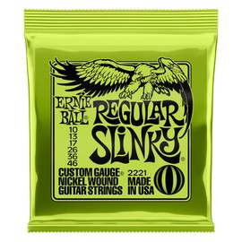 Ernie Ball Regular Slinky Nickel Wound E-Gitarrensaiten, Stärke 10-46