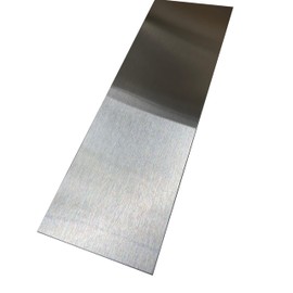 Epic QT 304 Brushed Stainless Steel Finishing Sheet Metal Gap Filler Trim Strip, 20ga (4In x 30In), Silver, 4In x 30In