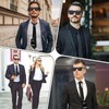 WanderGo Agent Costume Accessories, 7 Pieces Secret Agent Costume Accessories,