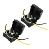 2Pcs Car Power Filter 12V Interference Proof Noises Reduction Reliable