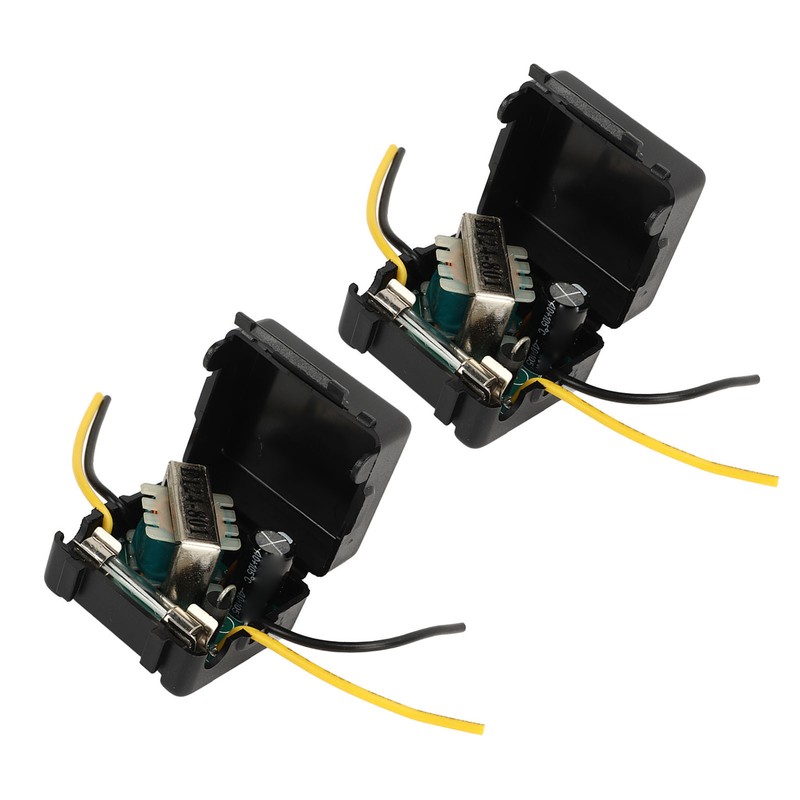 2Pcs Car Power Filter 12V Interference Proof Noises Reduction Reliable