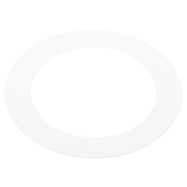 PATIKIL 3.39" ID 4.72" OD Light Trim Ring, White Goof Ring Matte Circular Light Cover Lighting Fixture for Ceiling Wall Recessed Can Downlights