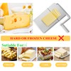 Stainless Steel Cheese Slicer with 10 Replacement Wires, Metal Cheese