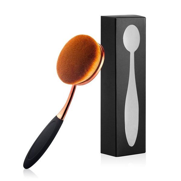 Yoseng Oval Foundation Brush Large Toothbrush makeup brushes Fast Flawless