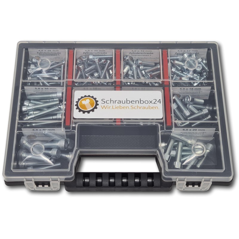 Cylinder Head Screws Assortment M4-M5-M6 // 12 mm - 30