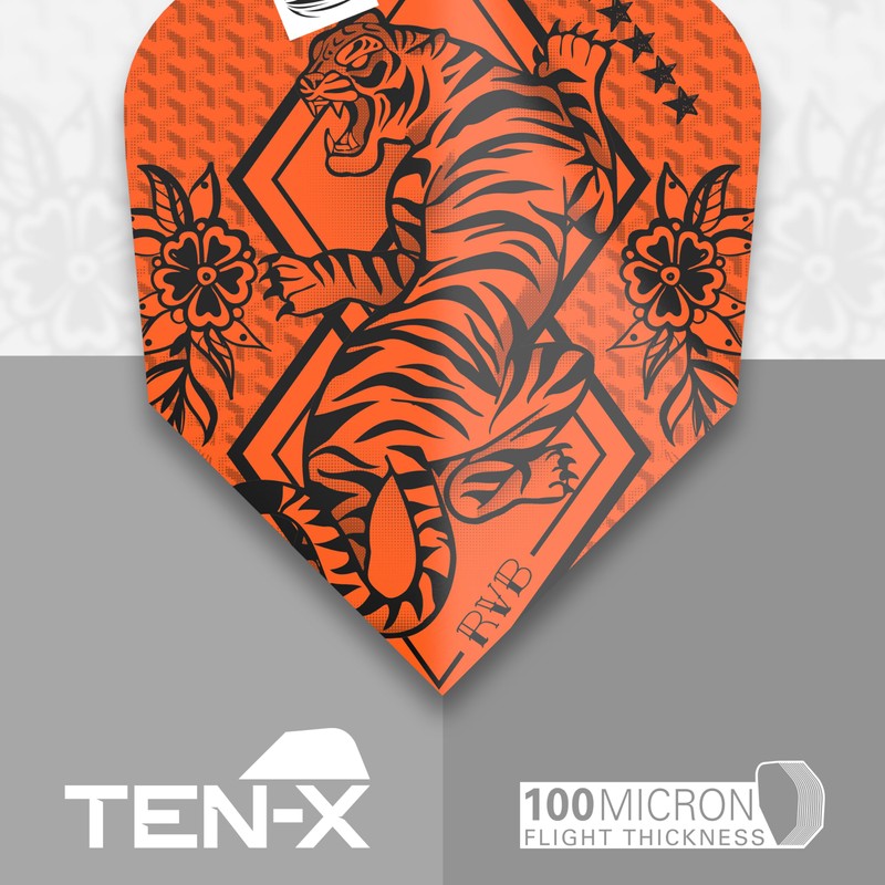 Target Darts Raymond Van Barneveld Ink Design Ten-X Dart Flights