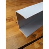 Aluminium U-Profile White Cover Profile 1.5 mm Aluminium Traffic White