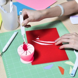 Juego de Herramientas de Deshierbe de Vinilo para Manualidades, 5 uds., para Cortar Papel Fácilmente, Accesorios de Vinilo para Manualidades Portátiles y Convenientes