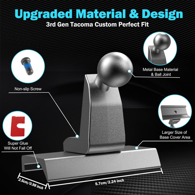 Upgraded Car Phone Holder for Toyota Tacoma 2016 2017 2018