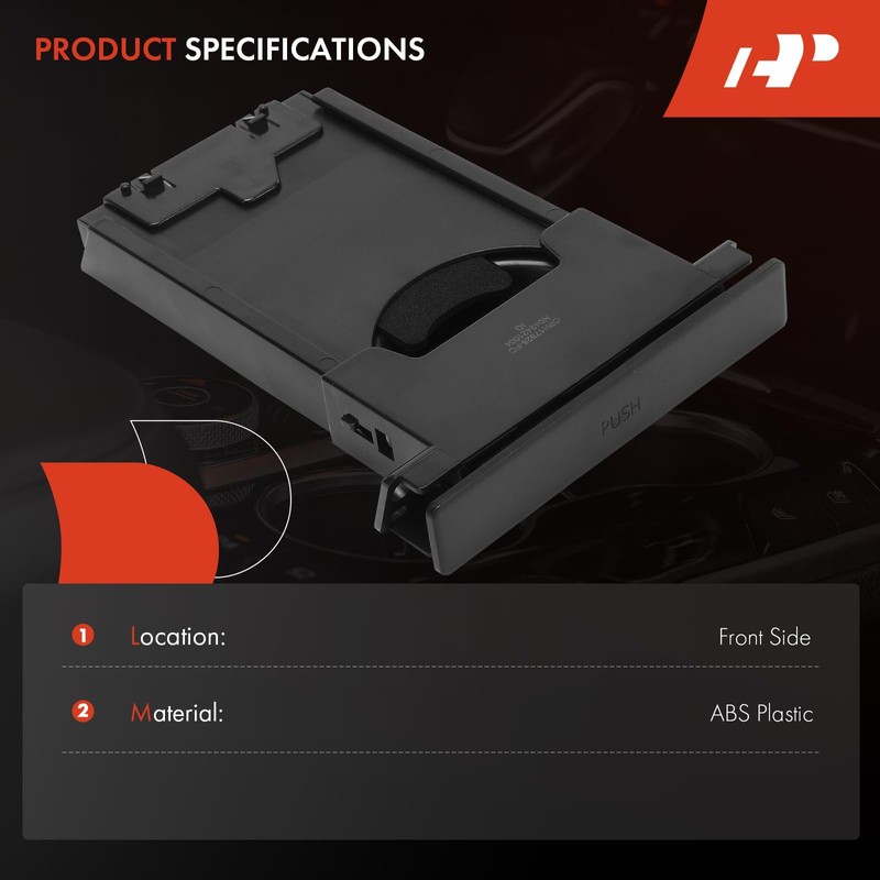 A-Premium Cup Holder Compatible with Toyota Land Cruiser 1995-1997 &