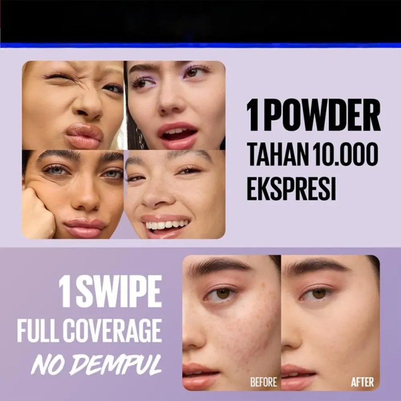 Base De Maquillaje En Polvo Compacta Barvena (30 H De