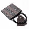 Shosoin Kyoto Prayer Beads Bag with Zipper Pouch Case with