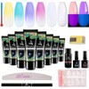 Biutee Length Gel, Polygel, Warm Discoloration, Glow Nail Gel, 0.5