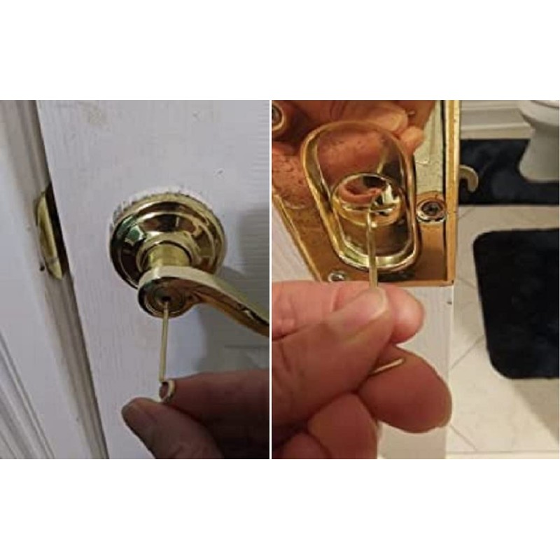 Interior Door Key Pin for Bedroom Doors Emergency Key for