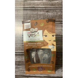 Yes to Coconut Ultra Hydrayting Energizing Coffee DIY Powder to Clay Mask 1 Oz