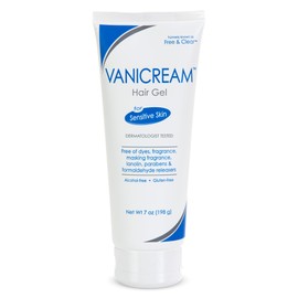 Vanicream Free & Clear Hair Styling Gel, Fragrance and Gluten Free, For Sensitive Skin, Unscented, 7 Oz