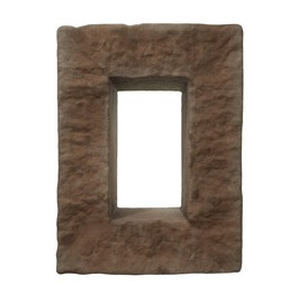Universal Electrical Cover for EverStone Faux Stone Siding Panels, 4"W x 3"D x 7 7/8"H, Charleston Color