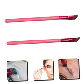 LALAFINA 6pcs Angled Eyebrow Makeup Brush for Women Versatile Cosmetics Tools for Filling Shaping Applying Eyeliner Design for Makeup