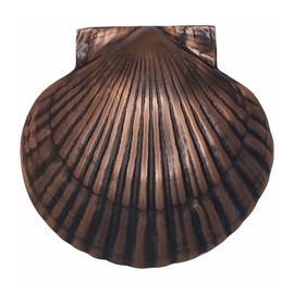 Scallop Door Knocker - Oiled Bronze (Standard Size)