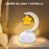 Maíz Bocina Bluetooth Luces Led Recargable Radio Fm Infantil Luna