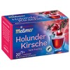 Messmer Elderberry and Cherry Tea, 20 Tea Bags, Vegan, Gluten-Free,