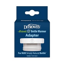 Dr. Brown's - Adaptador calentador de biberones de viaje para biberones Nuk, portátil, sin BPA