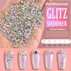 Multi Shapes 3D Glass AB Crystal Nail Art Rhinestones Kit
