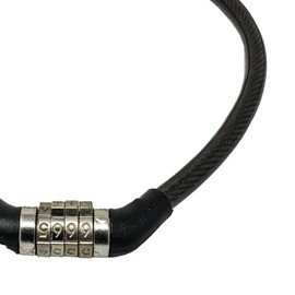 Laxzo ® Bike Lock/Bicycle Lock/High Security Cycling Lock Chain Lock with 4-Digit Code 100,000 Resettable Combinations for Bicycle Motorcycle Scooter Door in Black