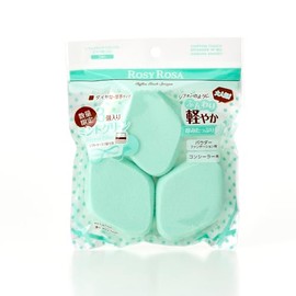 Rosy Rosa Chiffon Touch Sponge N Diamond Type 3P (Mint Green) ROSY ROSA