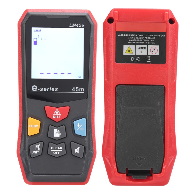 LM45e Infrared Laser Range Finder Portable Digital Distance Meter Area