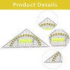 Set Square with Handle Set Square Flexible Set of 4