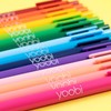 Yoobi Scented Retractable Gel Pen Set, 18 Bright Colors, Fine