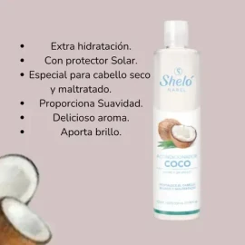 Acondicionador De Coco 530ml Hidratacion Profunda Shelo Nabe