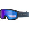 Alpina Scarabeo S Q-LITE Mirrored, Contrast-Enhancing OTG Ski Goggles with