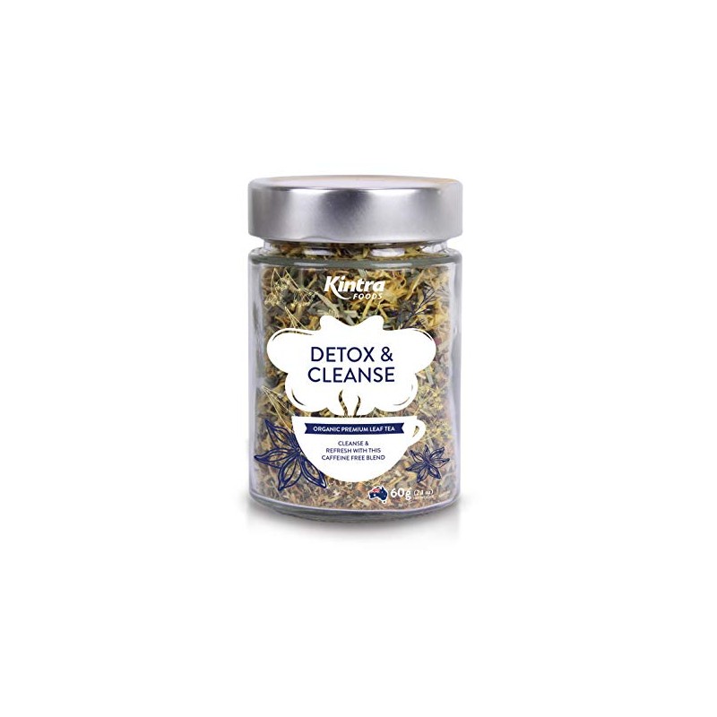 Kintra Foods Organic Premium Detox and Cleanse Loose Leaf Tea,