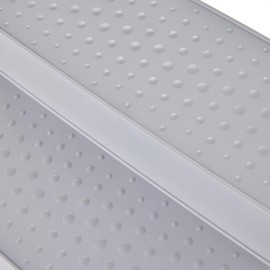 Minky 2 Tier Shelf Organisers - 4 Pack Cupboard Organiser, Grey, Kitchen Cupboard Organiser, Kitchen Shelf & Spice Organiser, Two Tier Cupboard Storage Organiser, Space Saving, UK Made