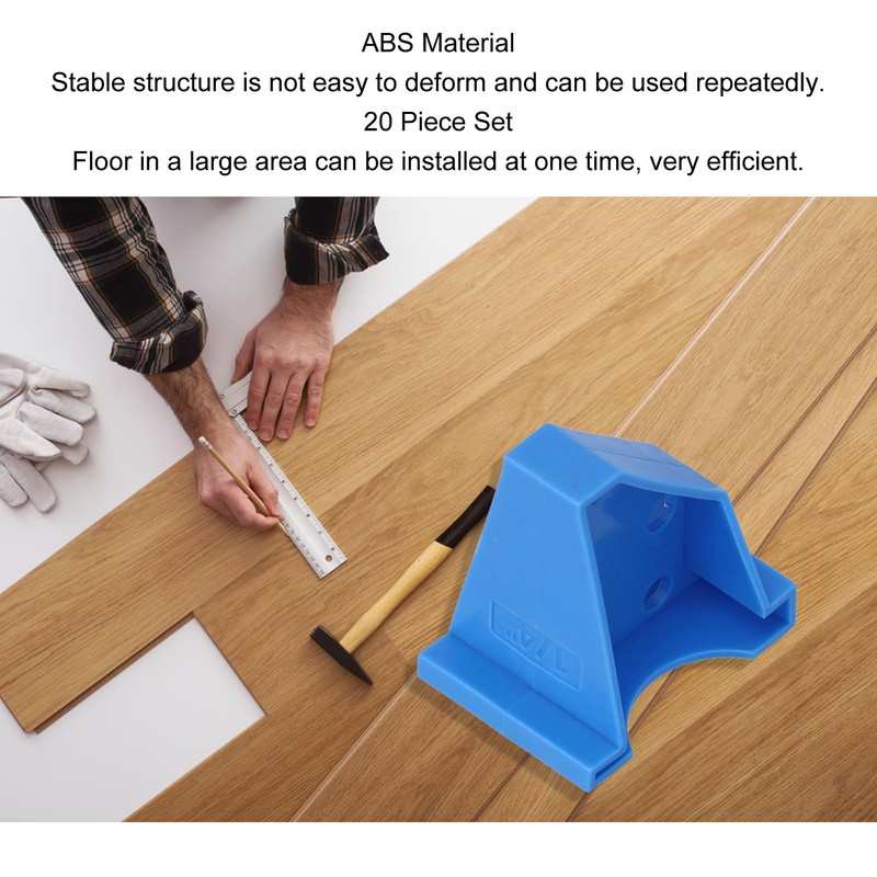 20Pcs Flooring Spacer ABS Floor Installation Tool Set Kit for