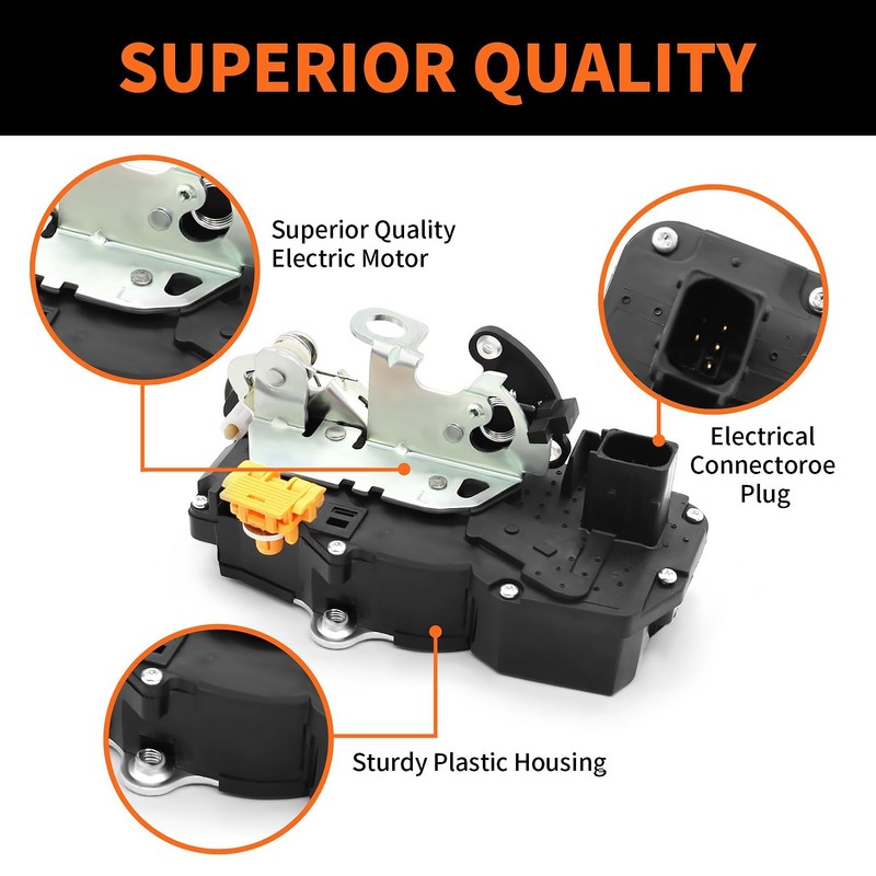 Aspaton 4Pcs Front & Rear Door Lock Actuators Compatible with